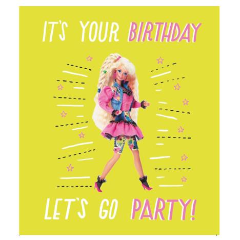 It's Your Birthday Barbie Square Birthday Card £2.10